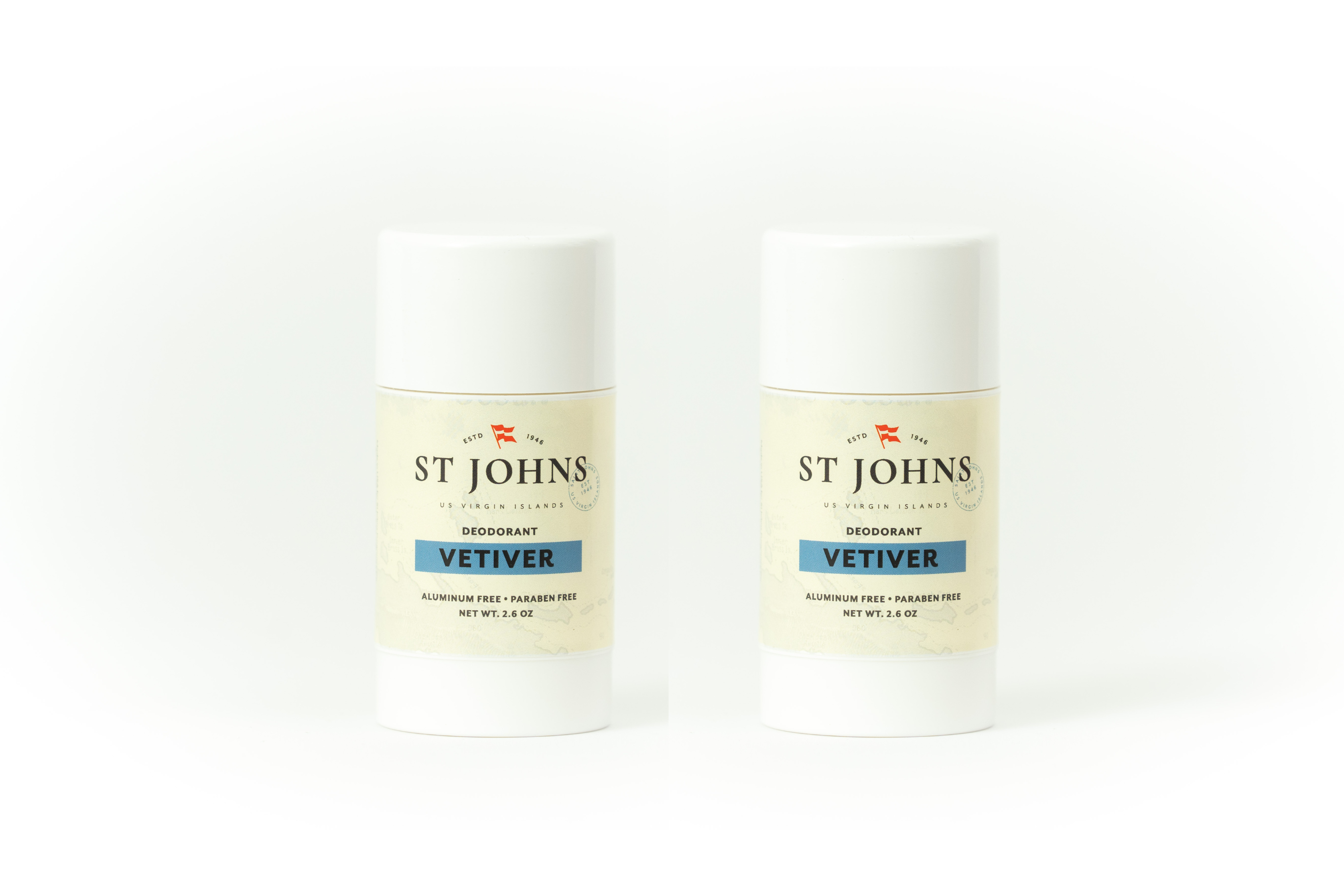 Vetiver Deodorant 2 Pack